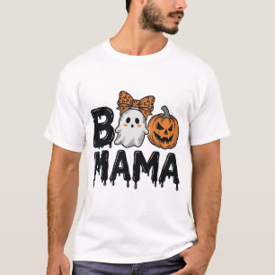 T-shirt Conception de chemise de maman fantôme Halloween c