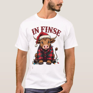 T-shirt Conception de chemise de Noël de vache Highland vi