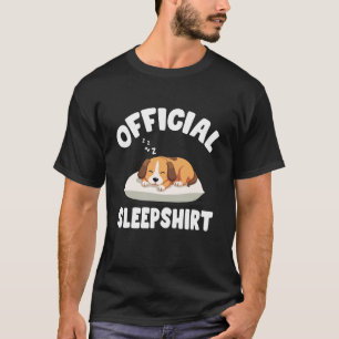 T-shirt Conception de chemise de nuit de chien mignon endo
