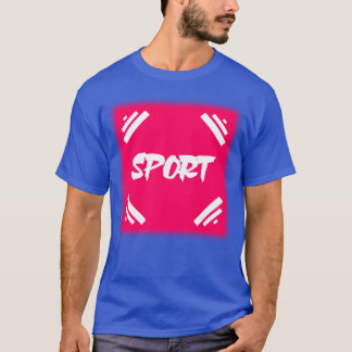 T-shirt CONCEPTION DE CHEMISE DE SPORT fille vintage