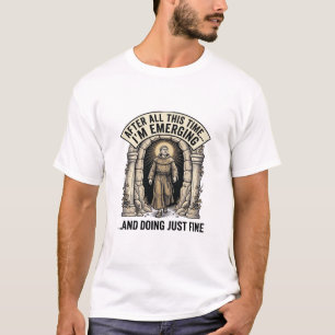 T-shirt Conception de chemise graphique de gravure d'humou