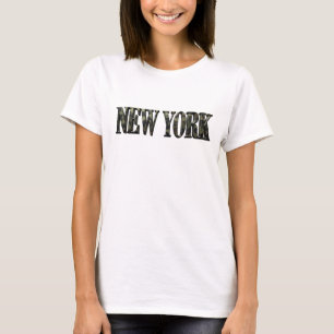 T-shirt Conception de chemise NEW YORK de couleur vibrante