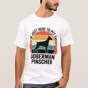 T-shirt Conception de chemise pour amateur de chien Doberm
