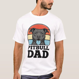 T-shirt Conception de chemise pour papa Pitbull amateur de