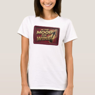 T-shirt Conception de chemise Rose vif ENVIE DE VIN