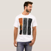 T-shirt Conception de chemise triptyque d'outils de mécani (Devant entier)