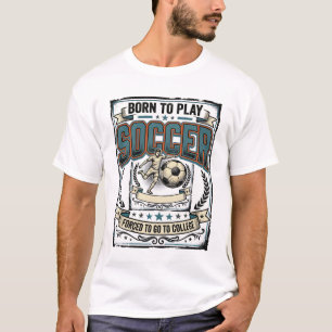 T-shirt Conception de chemise universitaire de football vi