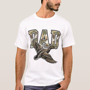 T-shirt Conception de chemise vectorielle Camo Papa Canard