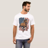T-shirt Conception de chemise vectorielle de drapeau de ch (Devant entier)