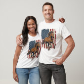 T-shirt Conception de chemise vectorielle de drapeau de ch (Unisexe)