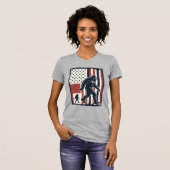 T-shirt Conception de chemise vectorielle de drapeau de cr (Devant entier)