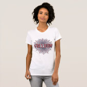 T-shirt Conception de chemise vectorielle de feu d'artific (Devant entier)