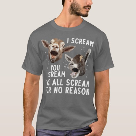 T-shirt Conception de chèvre mignonne éleveur de chèvre py (Devant)