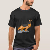 T-shirt Conception de chien mignonne (Devant)