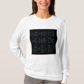T-shirt Conception de circuit de flèche de technologie fut (Devant)
