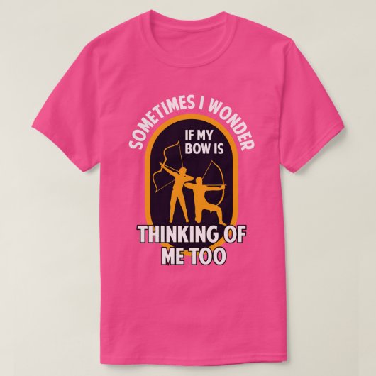 T-shirt Conception de citation à l'arc et à la flèche de c (Design devant)