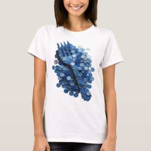 T-shirt Conception de citation de double hélice d'ADN arge