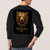T-shirt Conception de citation de force incassable d'ours (Dos)