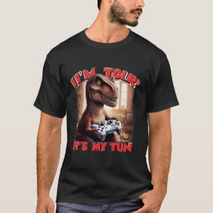 T-shirt Conception de citation de joueur de T-Rex drôle