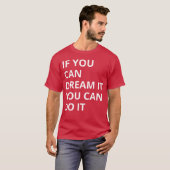 T-shirt Conception de citation de motivation en gras ami (Devant entier)