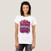 T-shirt Conception de citation de salle de sport rose impl (Devant entier)