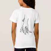 T-Shirt Conception de citation de signe de main d'art de l (Dos)