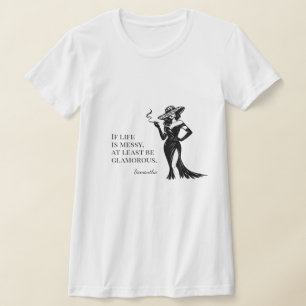 T-shirt Conception de citation de style glamour personnali