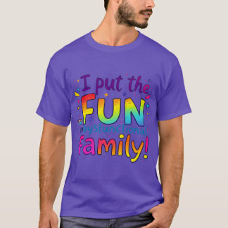 T-shirt Conception de citation drôle de famille dysfonctio