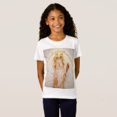 T-Shirt Conception de citation inspirante de chat endormi (Devant entier)