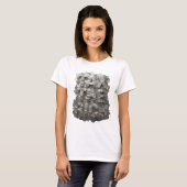 T-shirt Conception de citation TAX THE RICH Gris Croquant (Devant entier)
