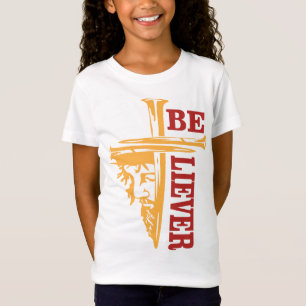 T-Shirt Conception de clou de croix de Jésus – Puissant Ch