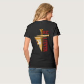 T-shirt Conception de clou de croix de Jésus – Puissant Ch (Dos entier)