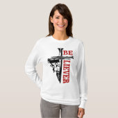 T-shirt Conception de clou de croix de Jésus – Puissant Ch (Devant entier)