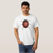 T-shirt Conception de coccinelle insecte (Devant entier)