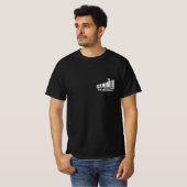 T-shirt Conception de code-barres cool Meilleur skieur sur (Devant entier)