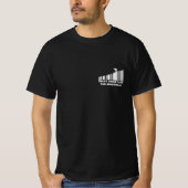 T-shirt Conception de code-barres cool Meilleur skieur sur (Devant)