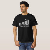 T-shirt Conception de code-barres cool Meilleur skieur sur (Devant entier)