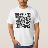 T-shirt Conception de code QR (Devant)