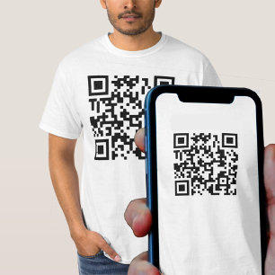 T-shirt Conception de code QR