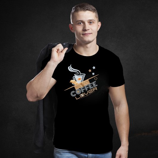 T-shirt Conception de Coffee Lover