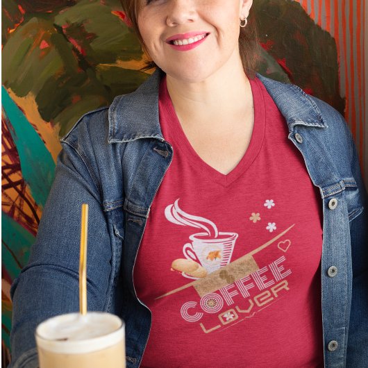 T-shirt Conception de Coffee Lover