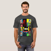T-shirt Conception de collage de jeu vidéo Dispatch famill (Devant entier)