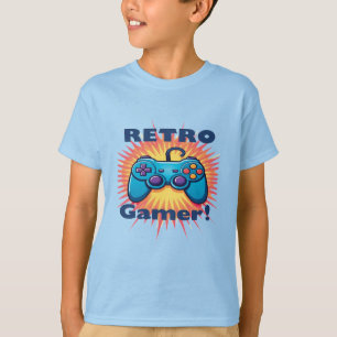 T-shirt Conception de contrôleur de Gamer Retro pour le je