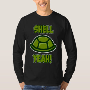 T-shirt Conception de coquillage ouais pour hommes femmes