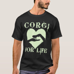 T-shirt Conception de Corgi Chien Corgi Pour la Vie