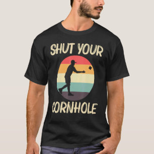 T-shirt Conception De Cornhole Pour Hommes Femmes Bean Bag
