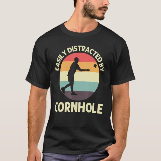 T-shirt Conception De Cornhole Pour Hommes Femmes Bean Bag (Devant)