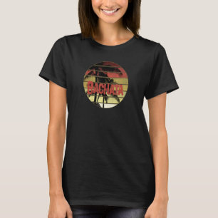 T-shirt Conception de coucher de soleil sur palmier Bachat