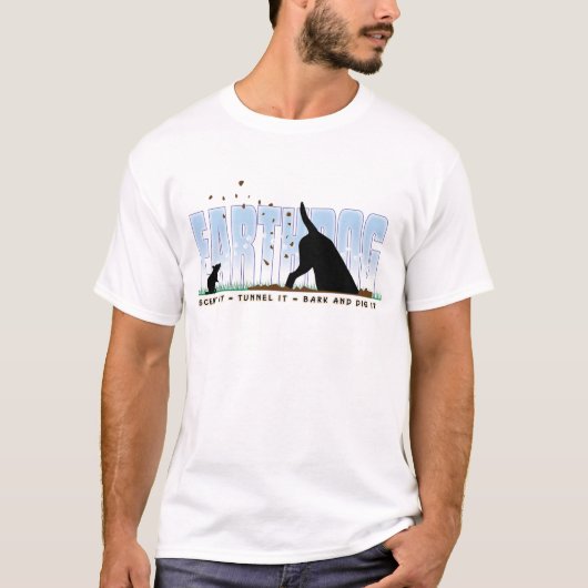T-shirt Conception de couleur d'Earthdog (Devant)