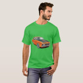 T-shirt Conception de coupe VG Pacer valide en orange (Devant entier)